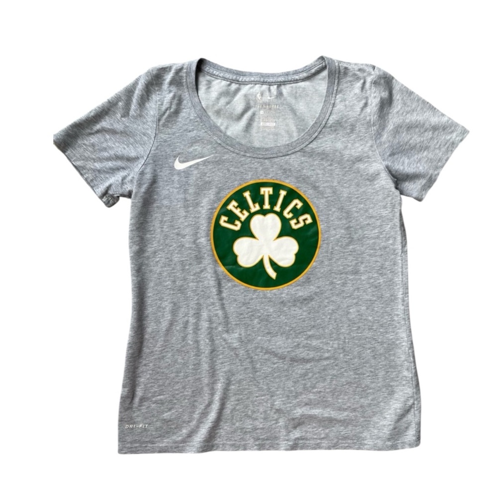 Nike Women’s Celtics Dri-Fit T-Shirt Gray Size S